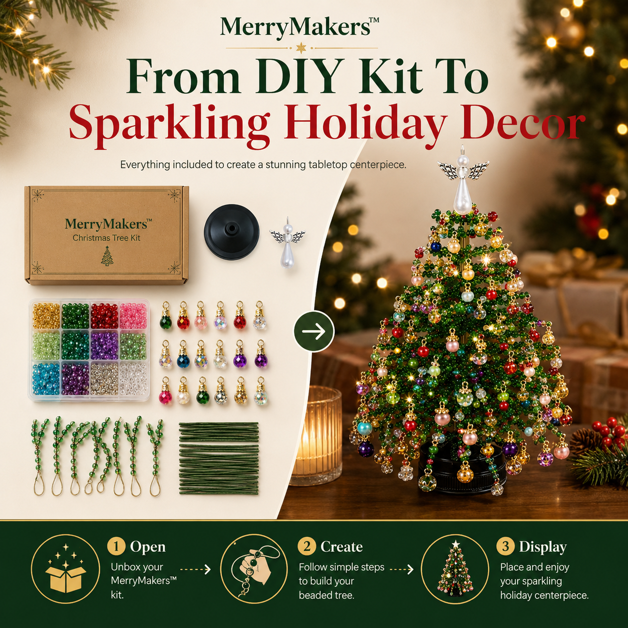 Beaded Christmas Tree